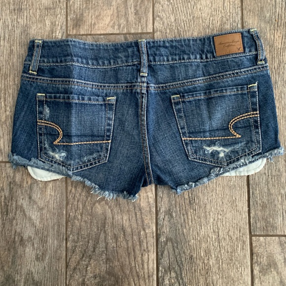 American Eagle gold sequin pocket shorts - Picture 6 of 6